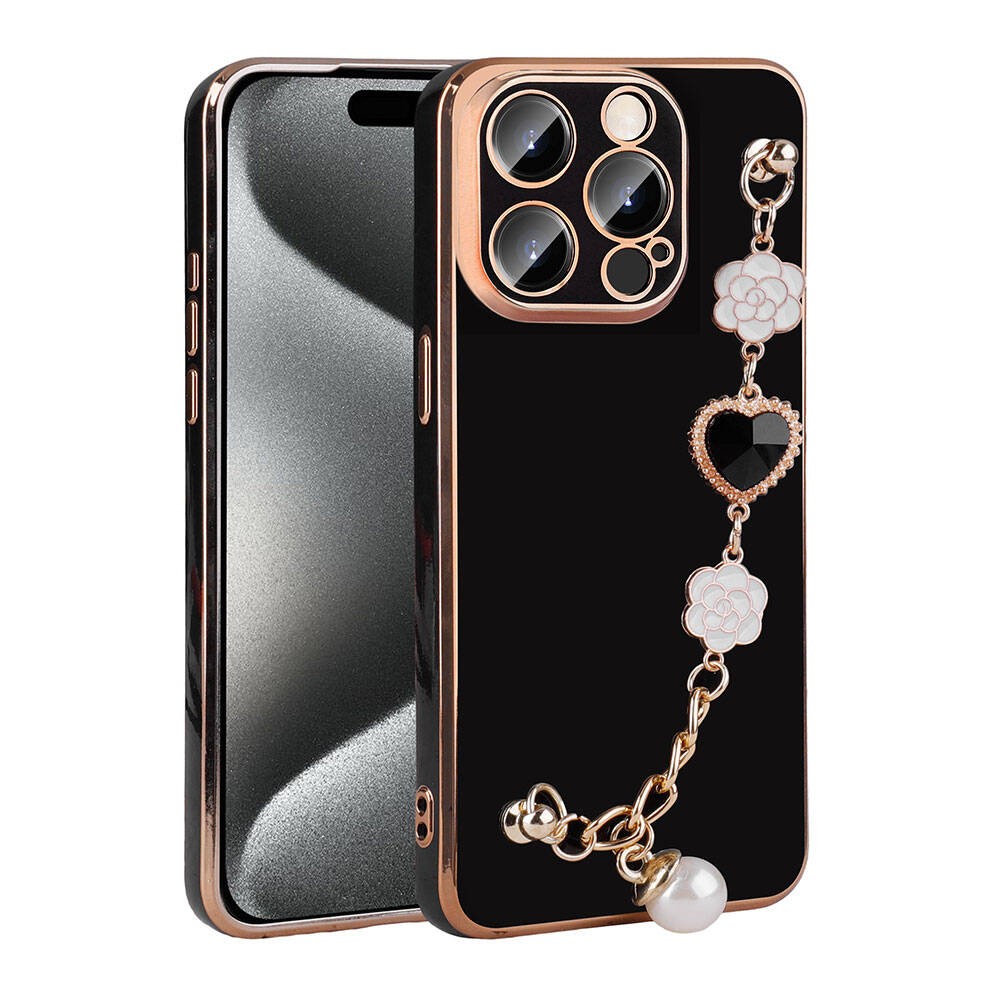 iPhone 15 Pro Max Kılıf El Tutamaçlı Kamera Korumalı Taka Silikon