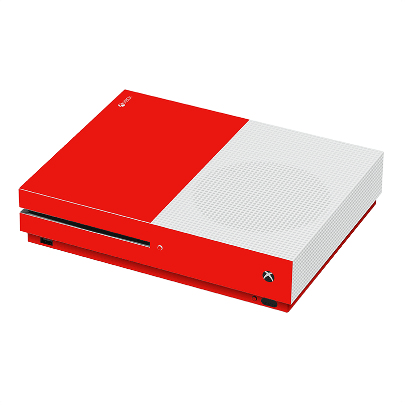 Xbox One S Kaplama Mat Kırmızı