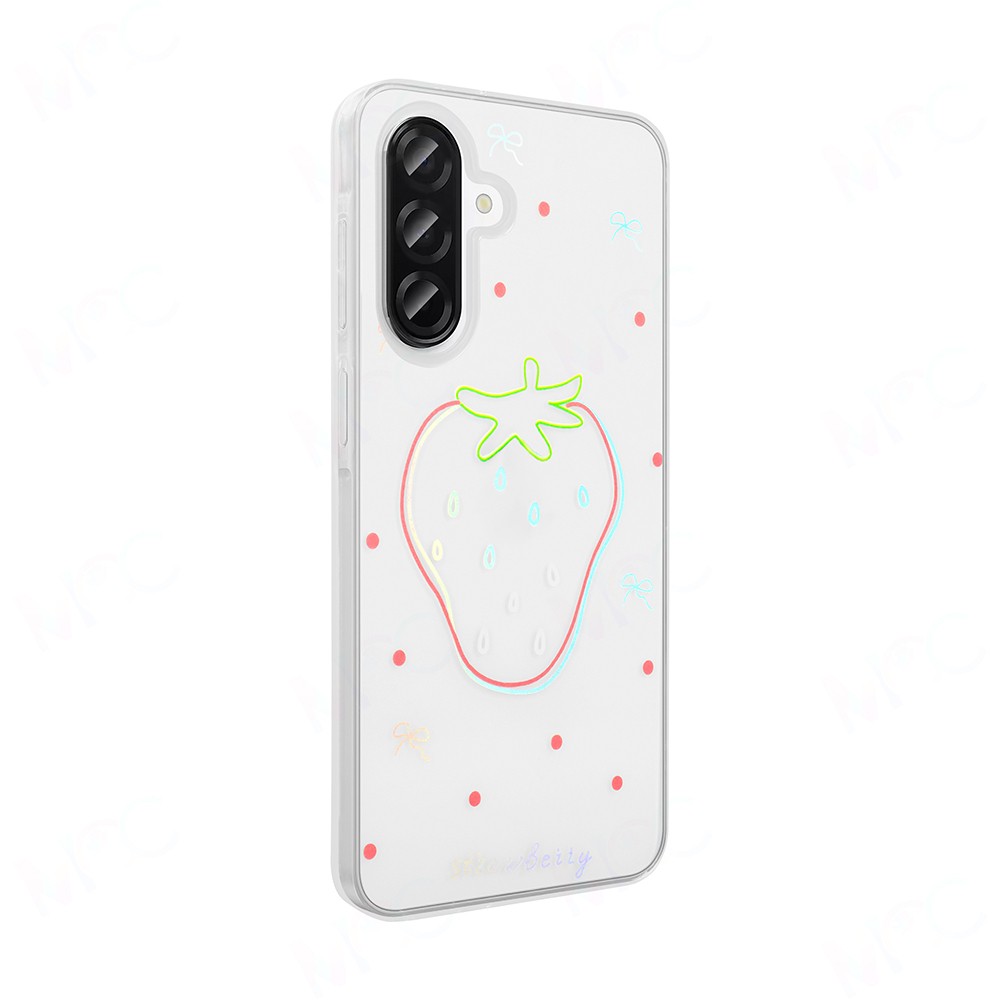 Galaxy A36 Kılıf Şeffaf Figürlü Zore Folk Sert Kapak