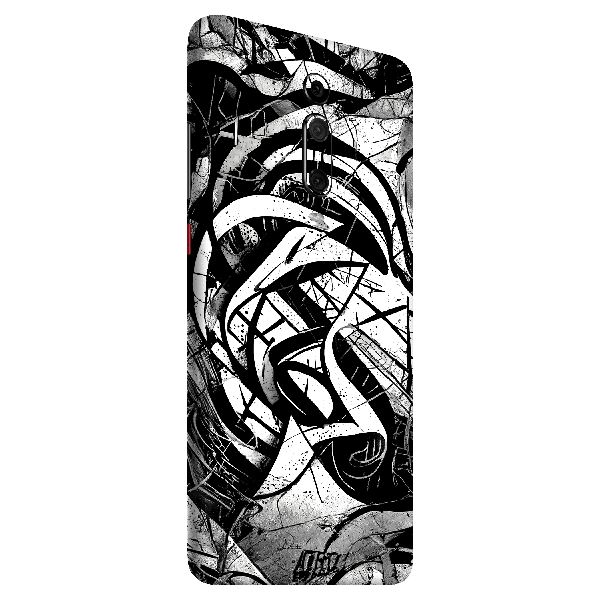 Xiaomi Mi 9t Kaplama Monochrome Grafiti