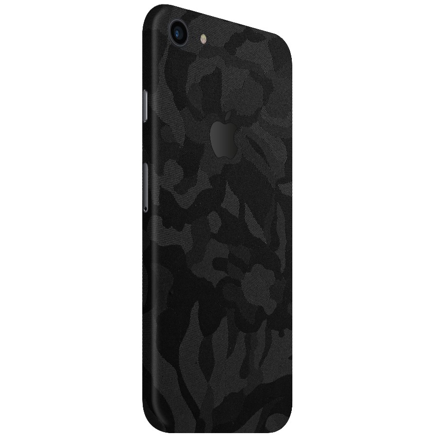 iPhone 7 Kaplama Siyah Kamuflaj