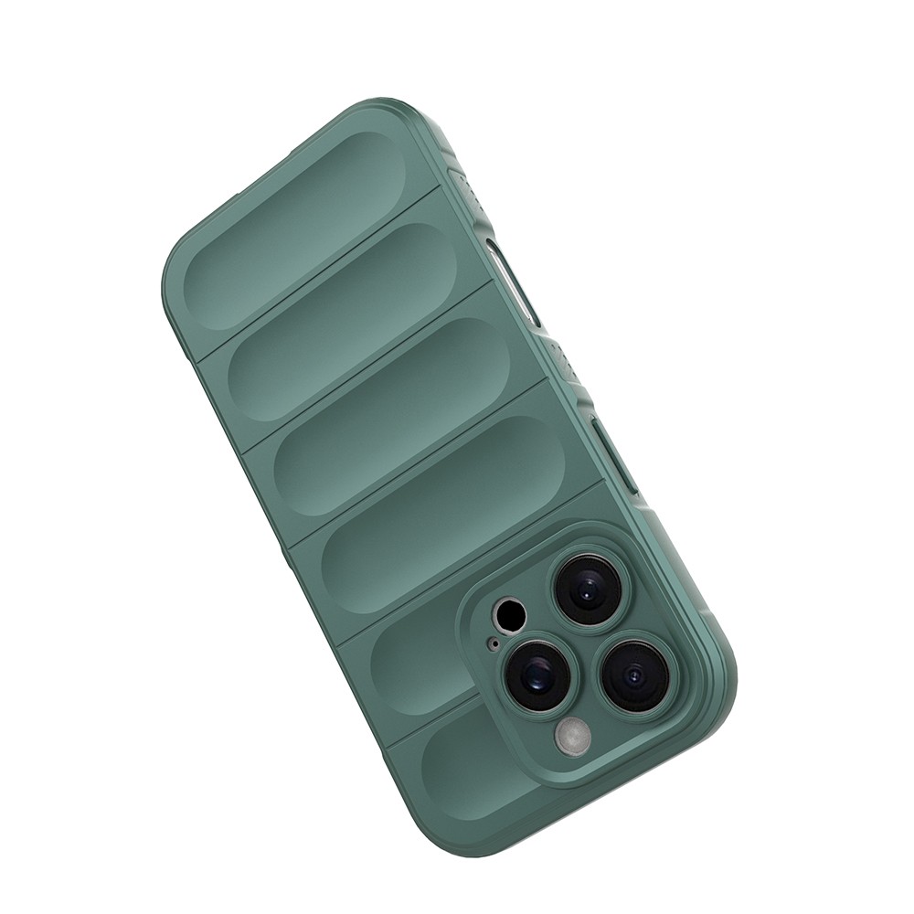 iPhone 16 Pro Kılıf Esnek TPU Oyuklu Arka Yüzey Tasarımlı Etnik Silikon