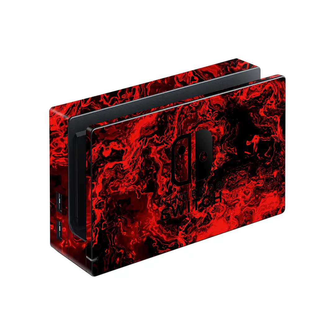 Nintendo Switch Kaplama Mistik Kırmızı Alev - PapsCover
