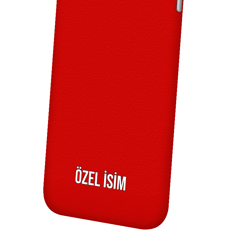 iPhone 6 / 6s Kaplama Dokulu Kırmızı