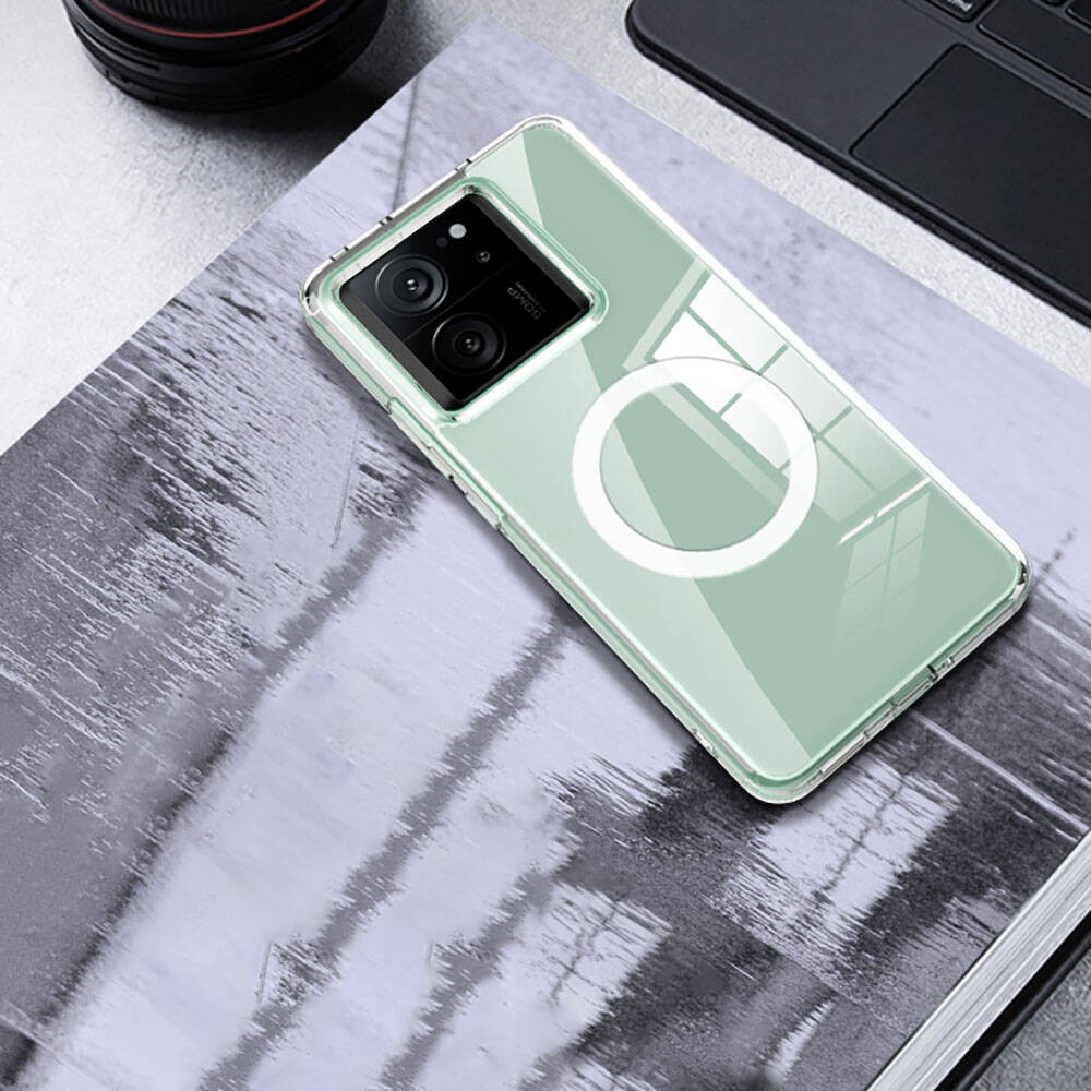 Xiaomi Mi 13T Kılıf Sert PC Arka Yüzey Wireless Şarj