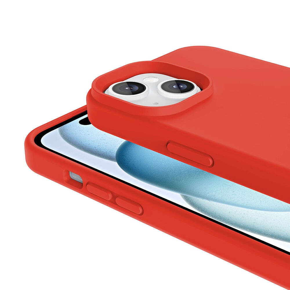 iPhone 13 Kılıf M-safe Şarj Özellikli Sıvı Teknolojili Silinebilir Sert Kivi