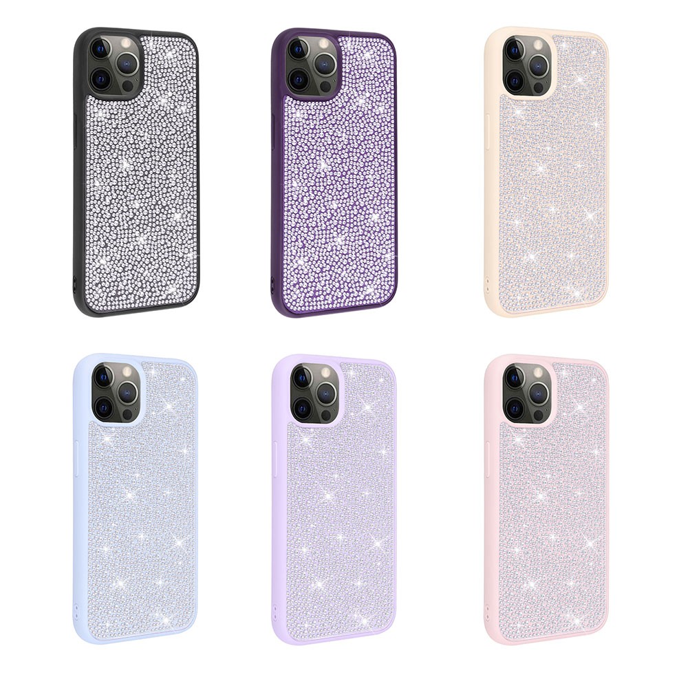 iPhone 14 Pro Kılıf Parlak Taşlı Tasarım Ston