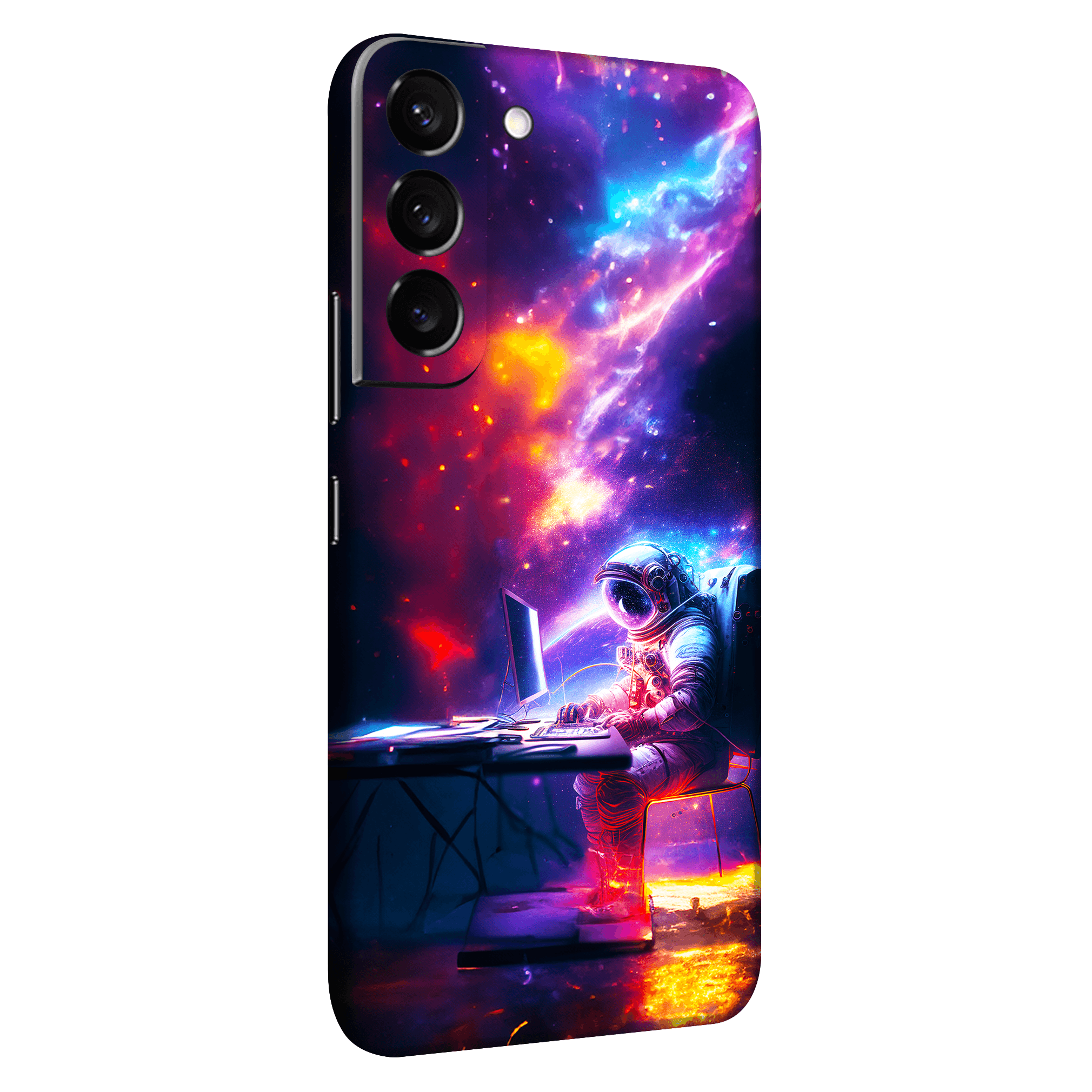 Samsung S22 Kaplama Nebula Astronot