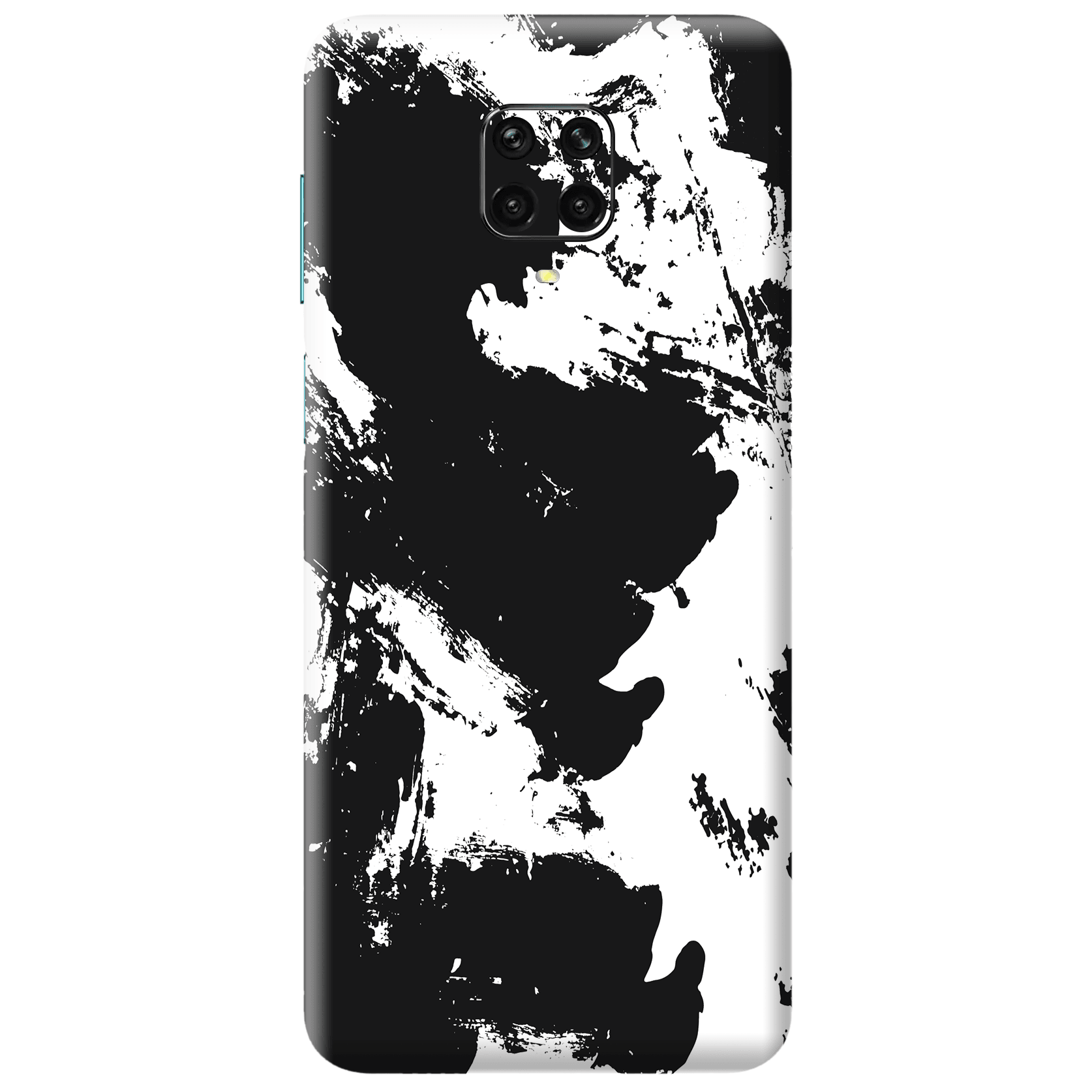 Xiaomi Redmi Note 9s Kaplama Siyah Beyaz
