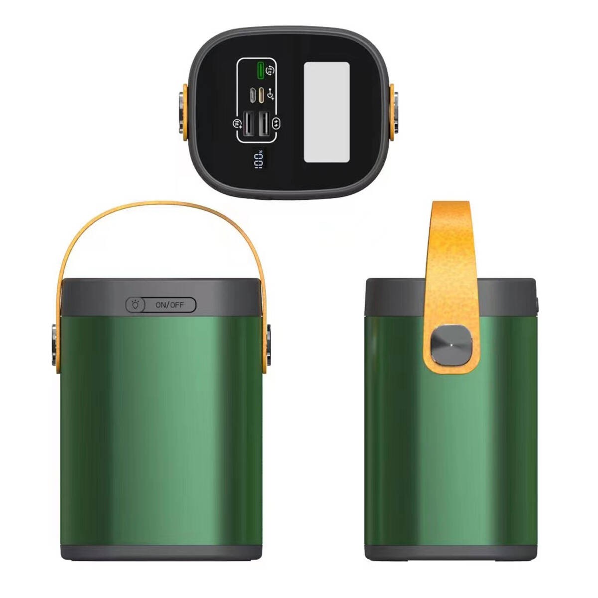 B-80 QC 3.0 Hızlı Şarj Askılı Led Göstergeli El Fenerli Taşınabilir Powerbank 80000mAh