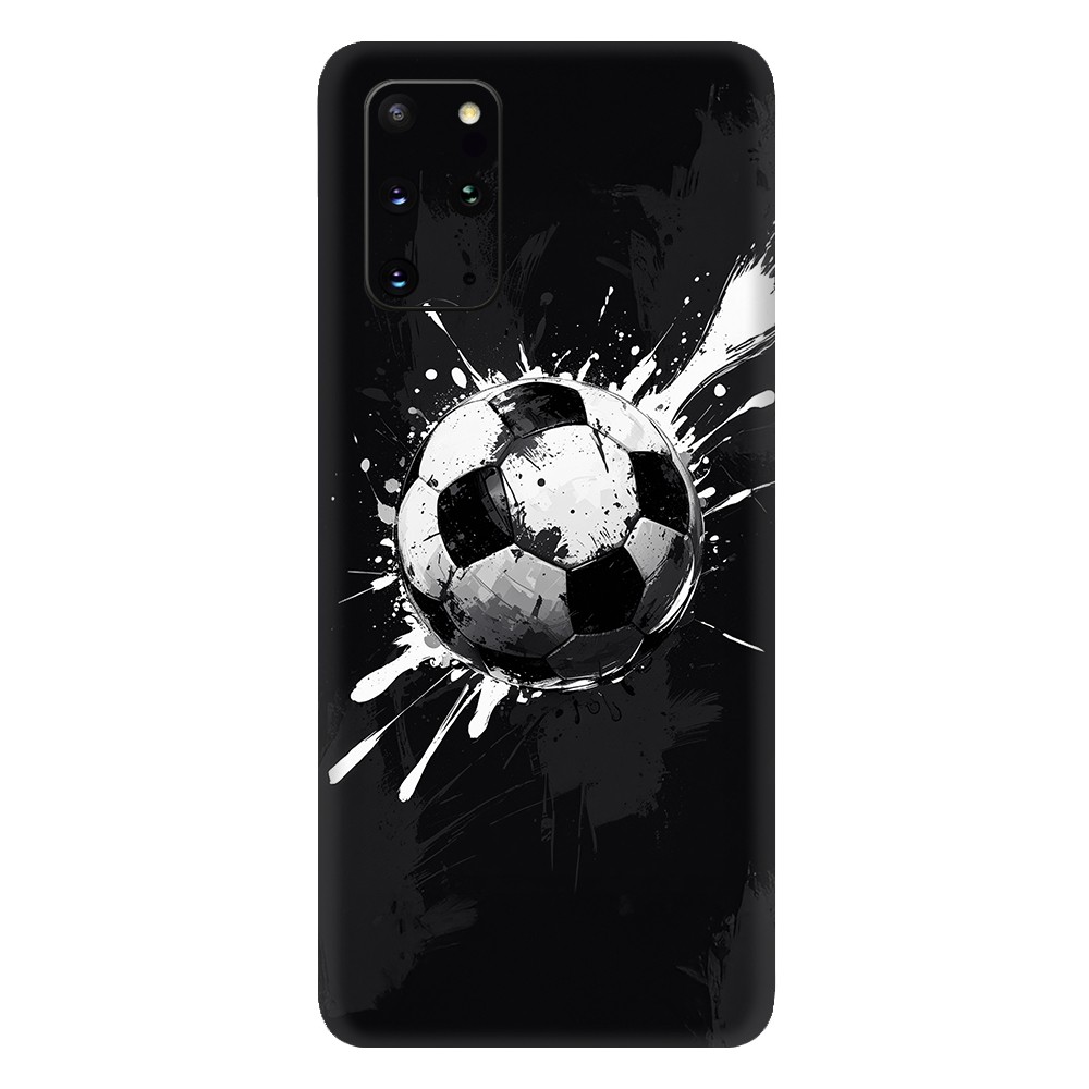 Samsung S20 Kaplama Siyah Beyaz Top