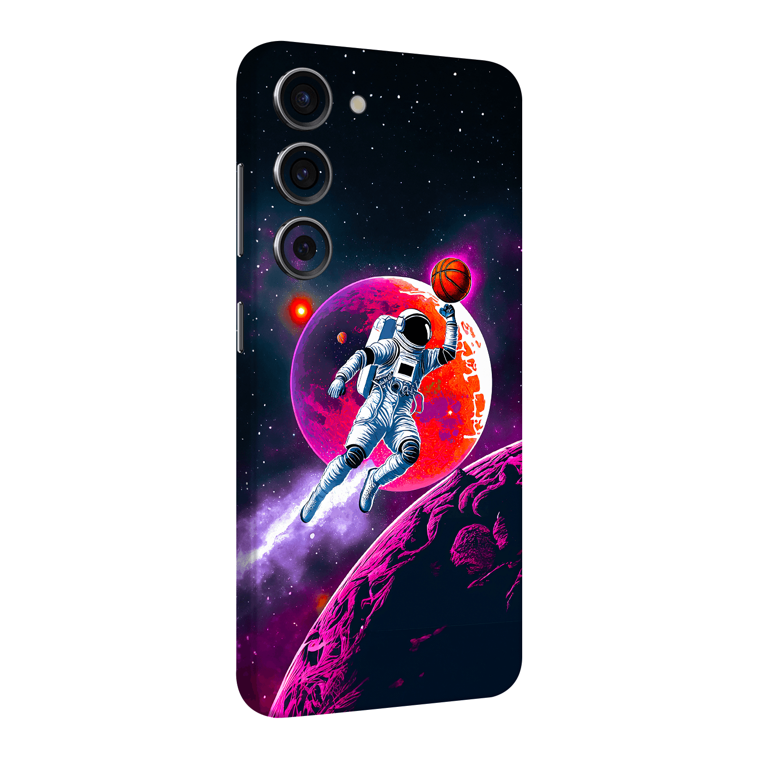 Samsung S23 Kaplama Basketbolcu Astronot