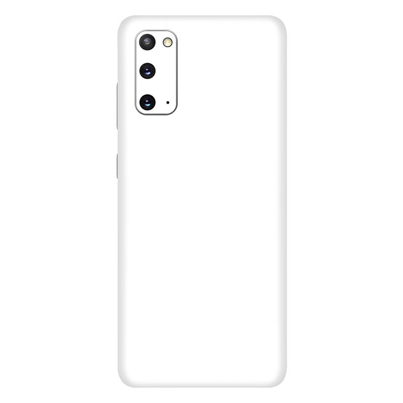 Samsung Galaxy S20 Kaplama - Mat Beyaz