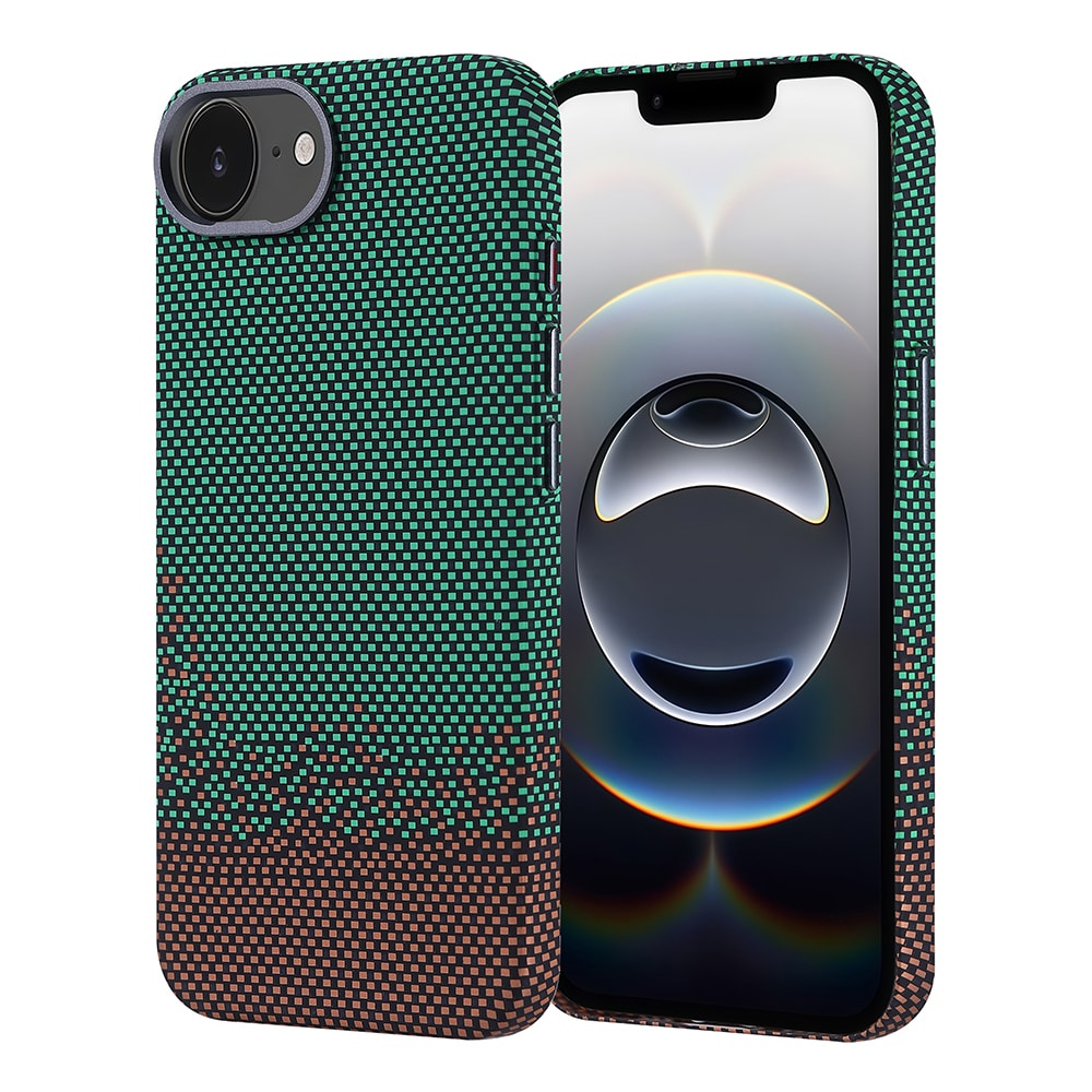 iPhone 16E Kılıf Karbon Fiber M-safe