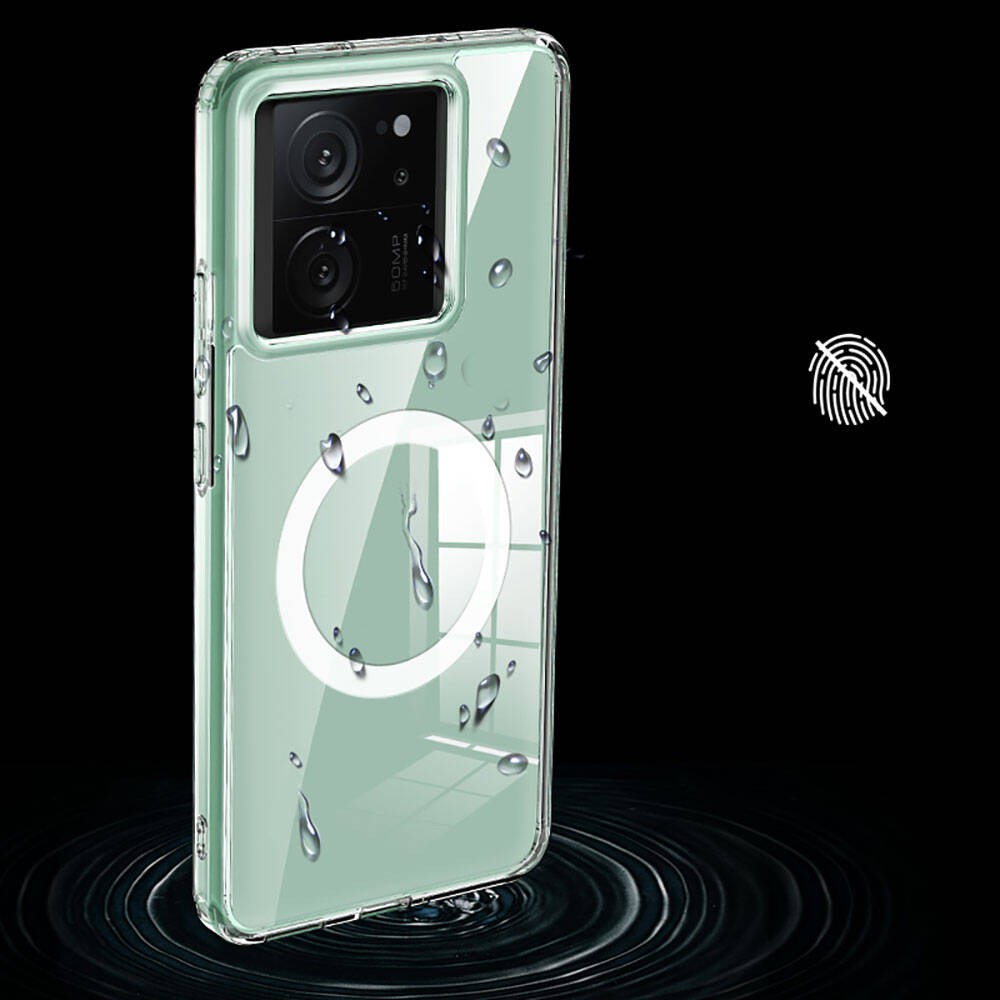 Xiaomi Mi 13T Kılıf Sert PC Arka Yüzey Wireless Şarj
