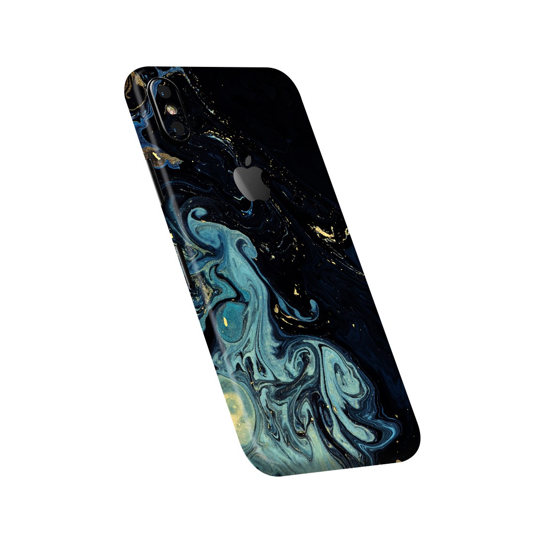 iPhone X Kaplama Mistik Mavi Dalga