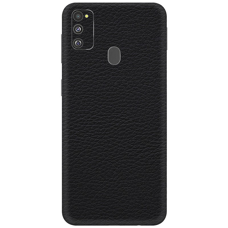 Samsung Galaxy M30s Kaplama - Siyah Deri