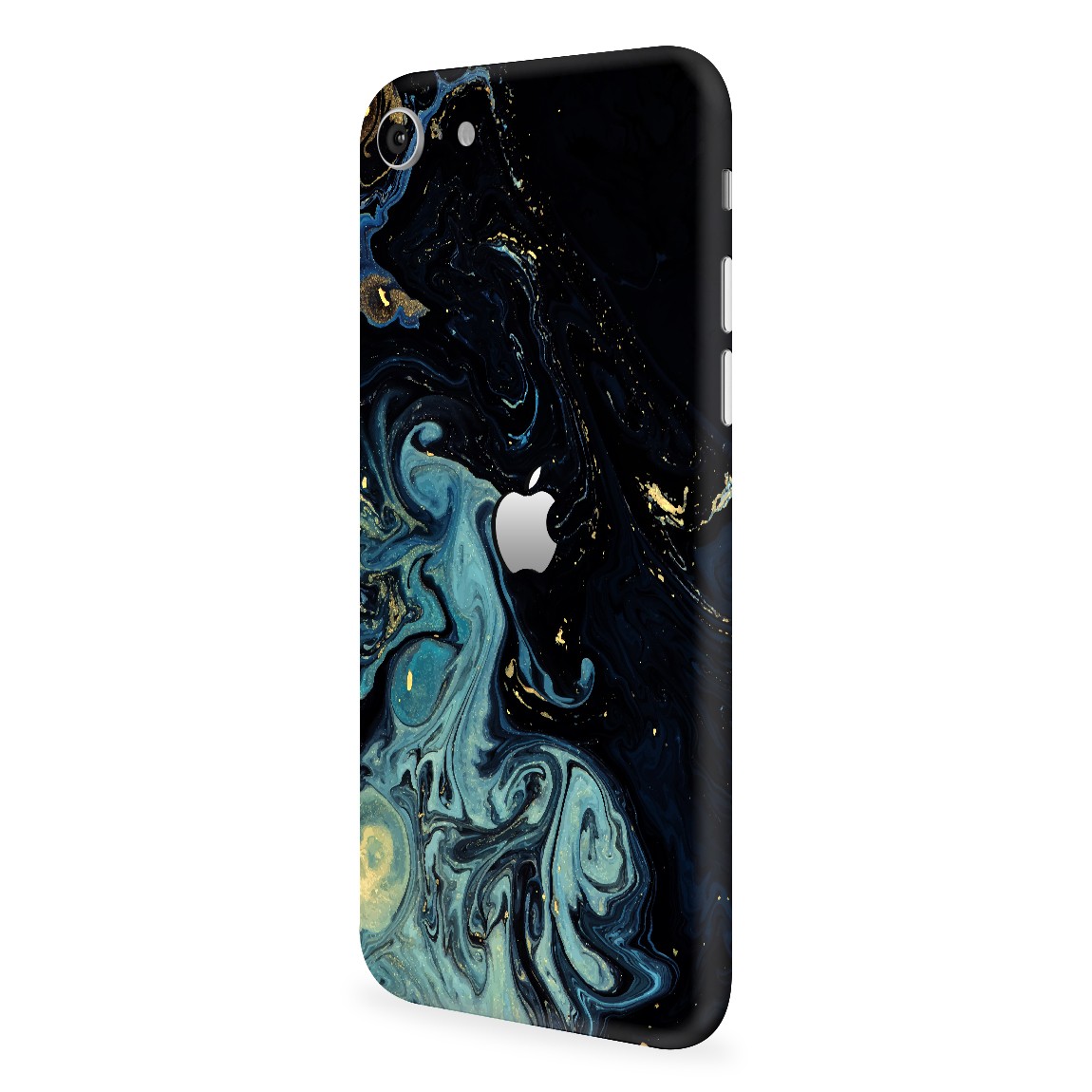 iPhone SE 2020 / 2022 Kaplama Mistik Mavi Dalga