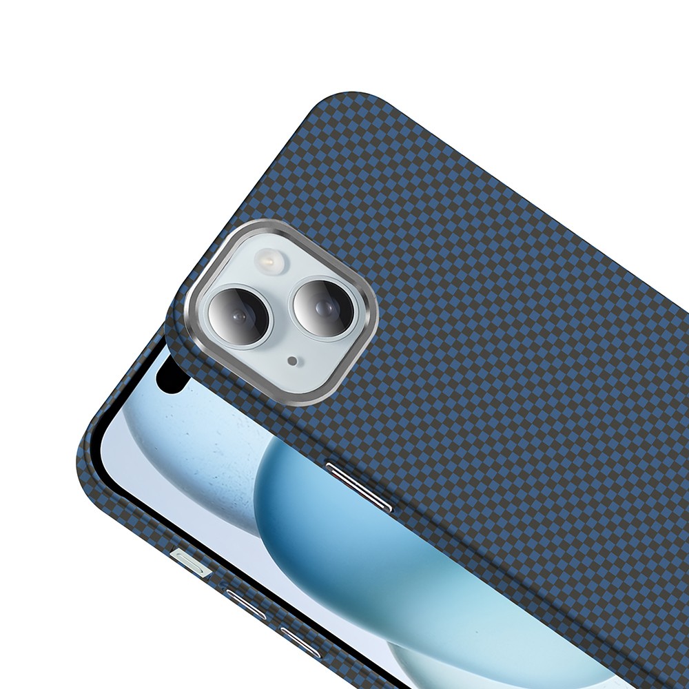 iPhone 15 Kılıf Karbon Fiber M-safe