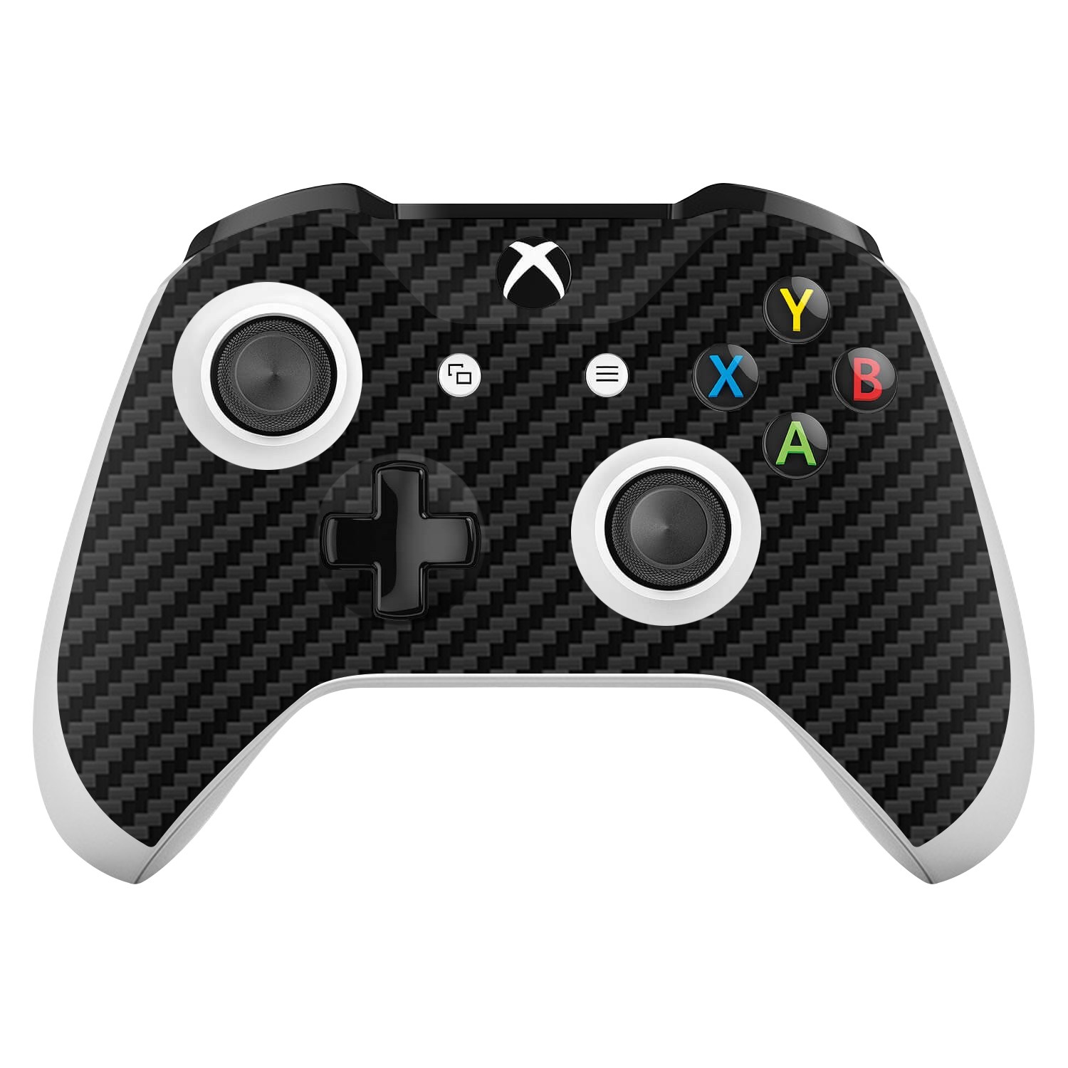 Xbox One X / S Controller Kaplama Siyah Karbon Fiber