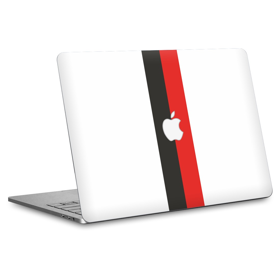 MacBook Air 11" (2012-2017) Kaplama - Siyah Beyaz Kırmızı
