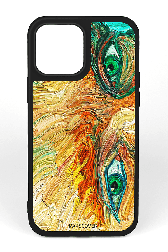 iPhone 15 Pro Silikon Kılıf Yağlı Gogh