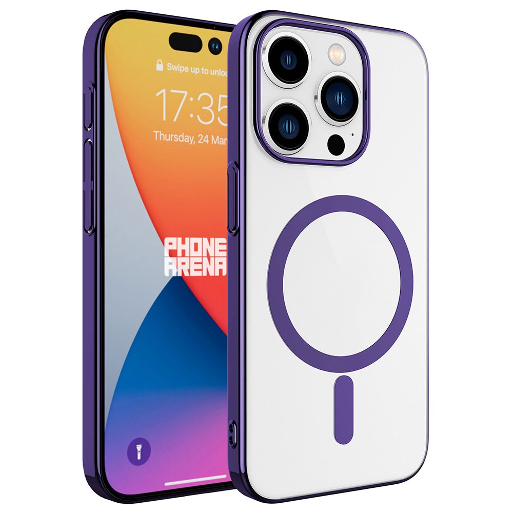 iPhone 15 Pro Max Kılıf Wireless Şarj Özellikli Pixel M-safe