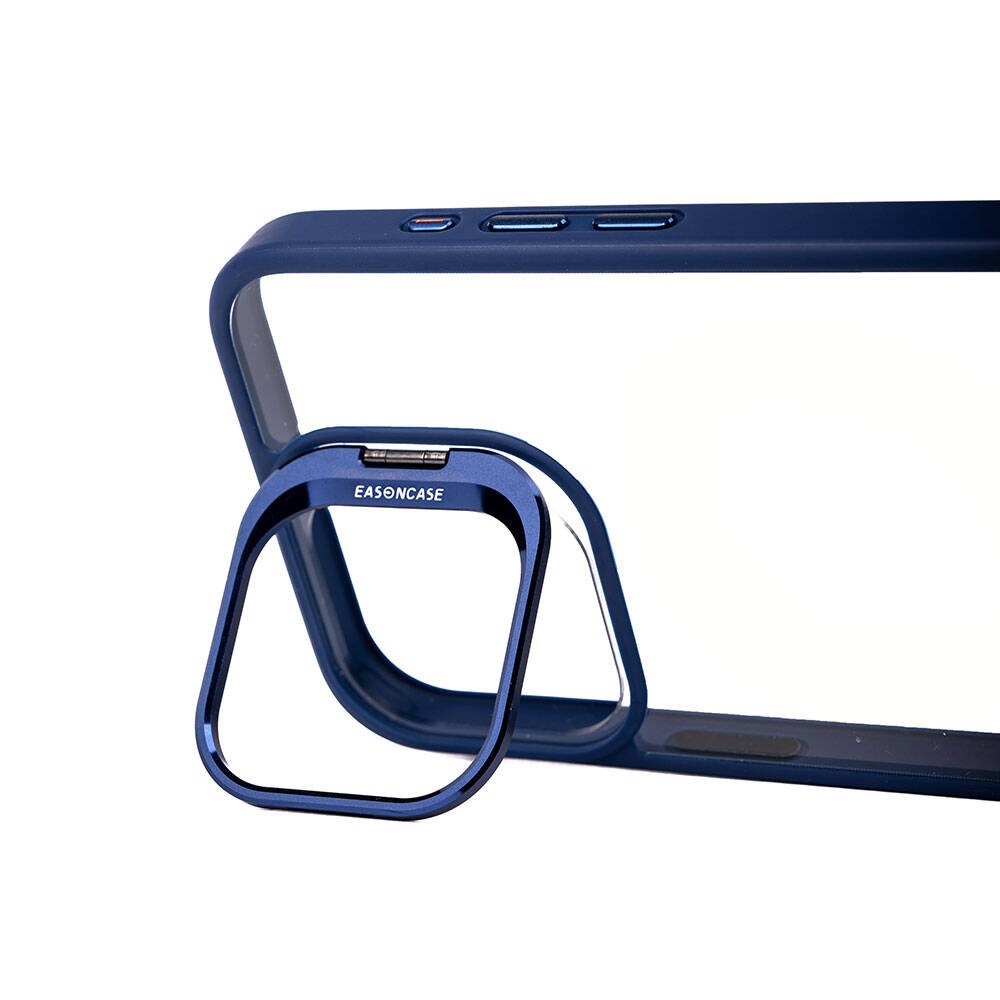 iPhone 15 Pro Max Kılıf Kamera Lens Korumalı Standlı Klon Lensli