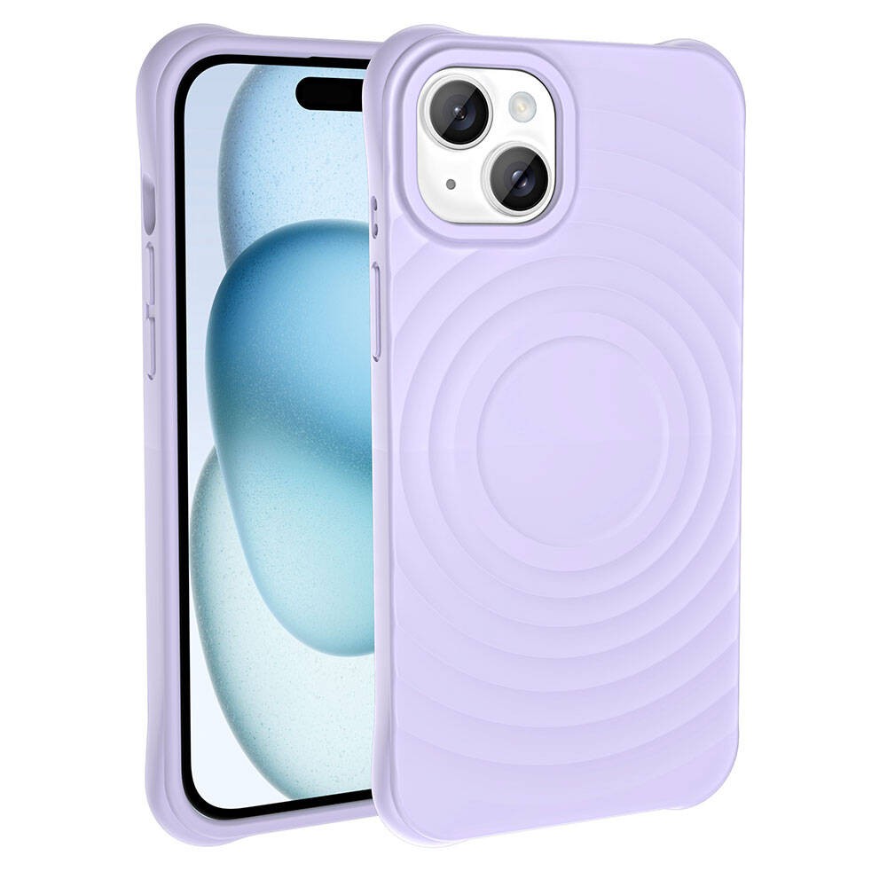 iPhone 15 Plus M-safe Şarj Özellikli Airbagli Mat Görünümlü Hepi