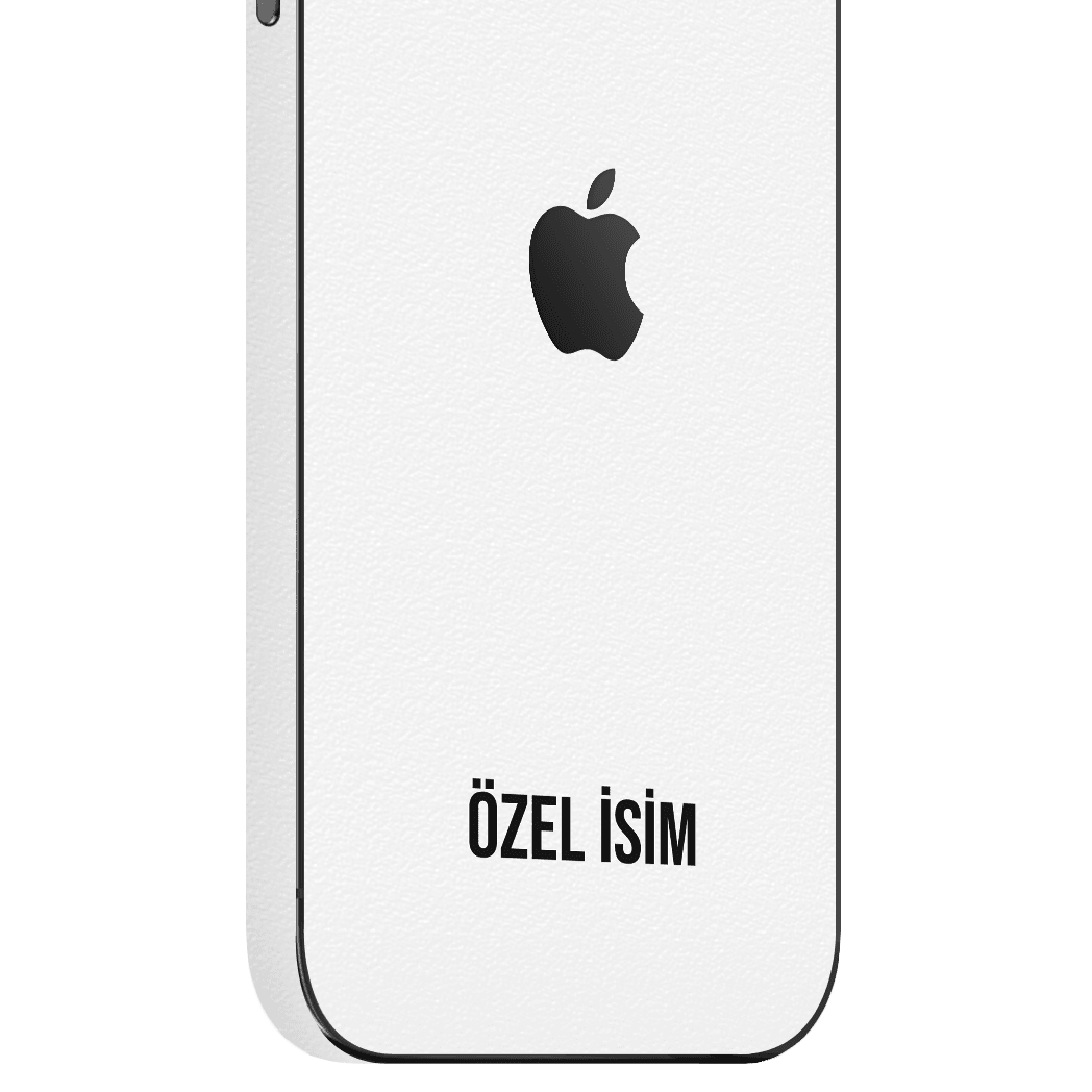 iPhone 13 Mini Kaplama Dokulu Beyaz