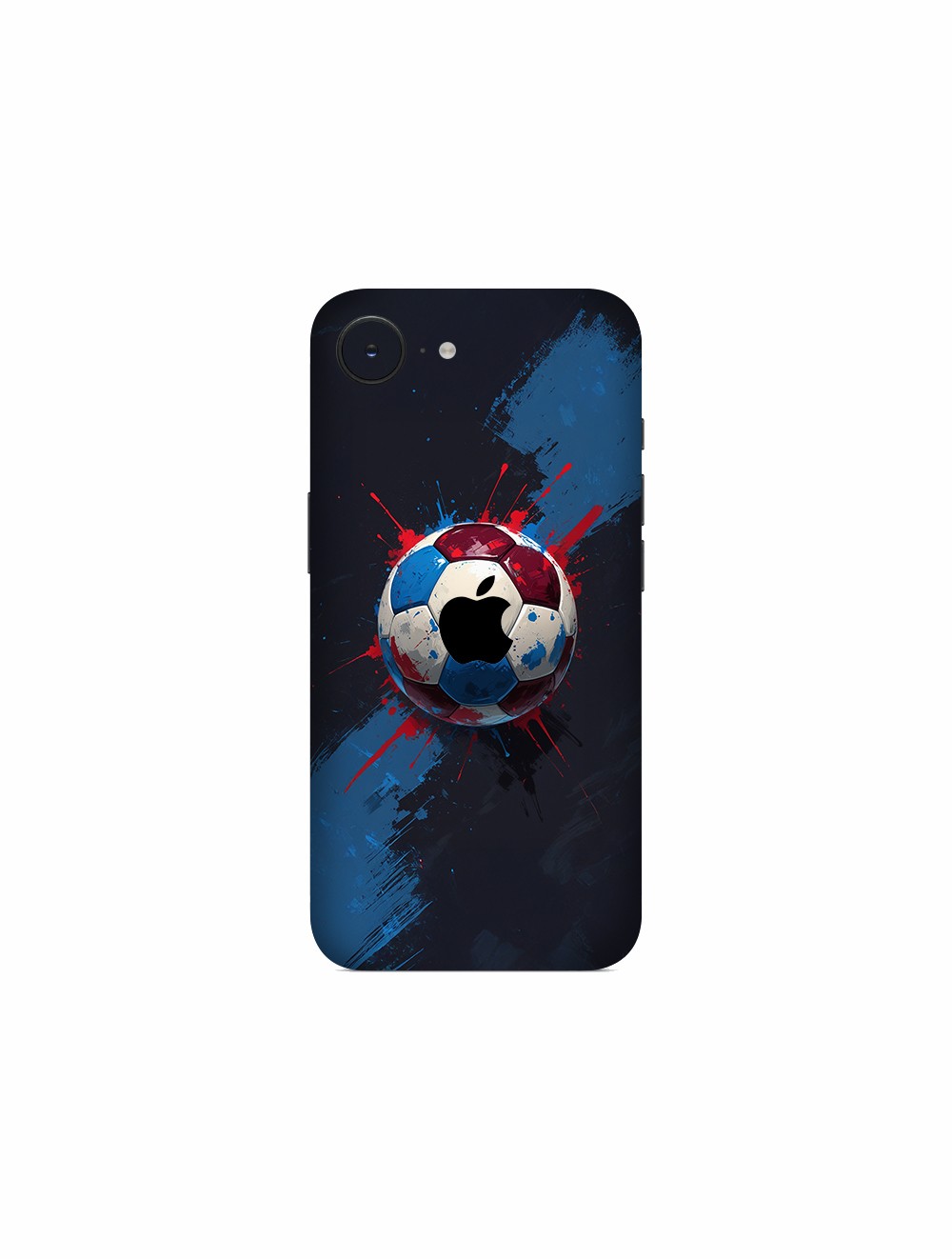 iPhone 16e Kaplama Bordo Mavi Top