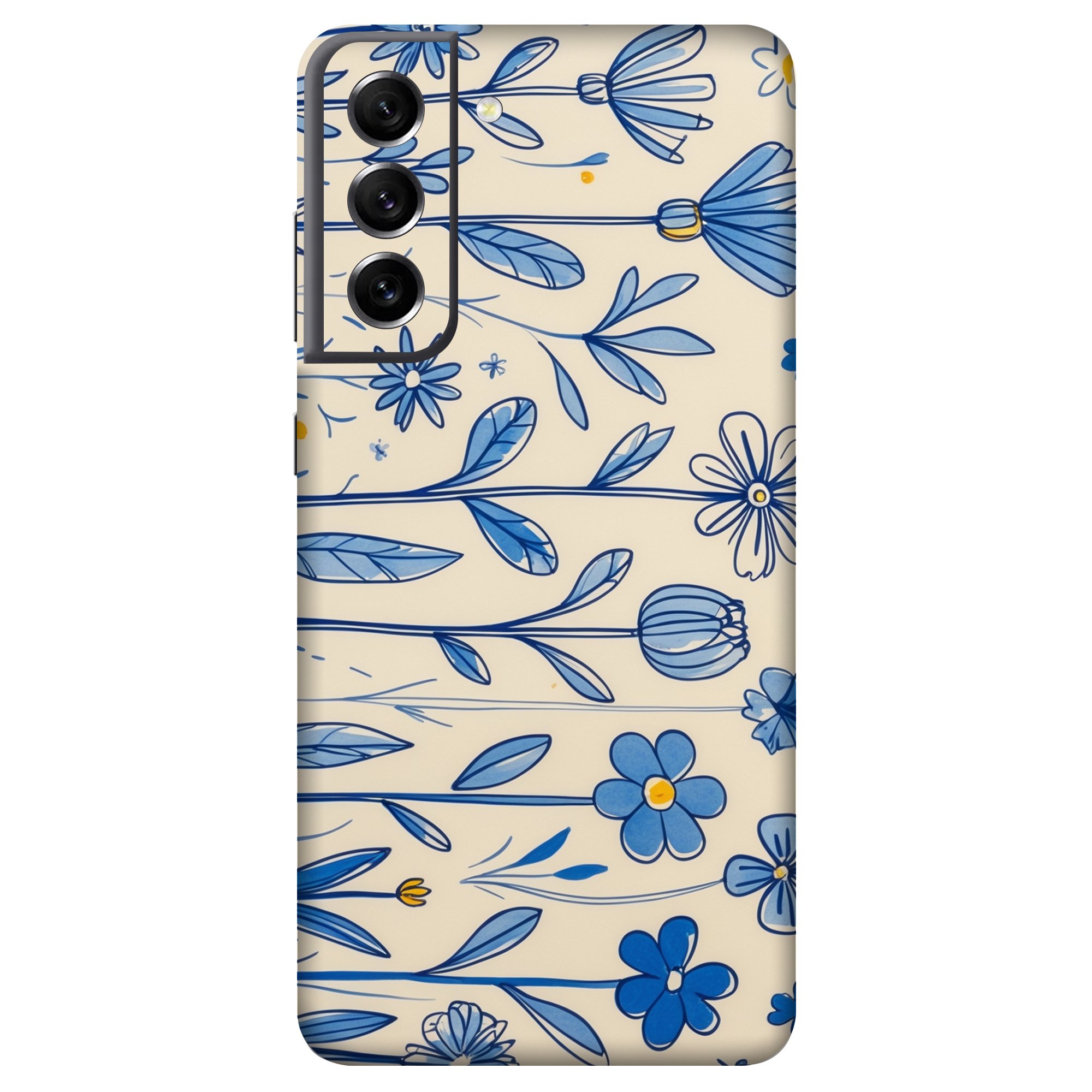 Samsung S21 FE Kaplama Mavi Bahar