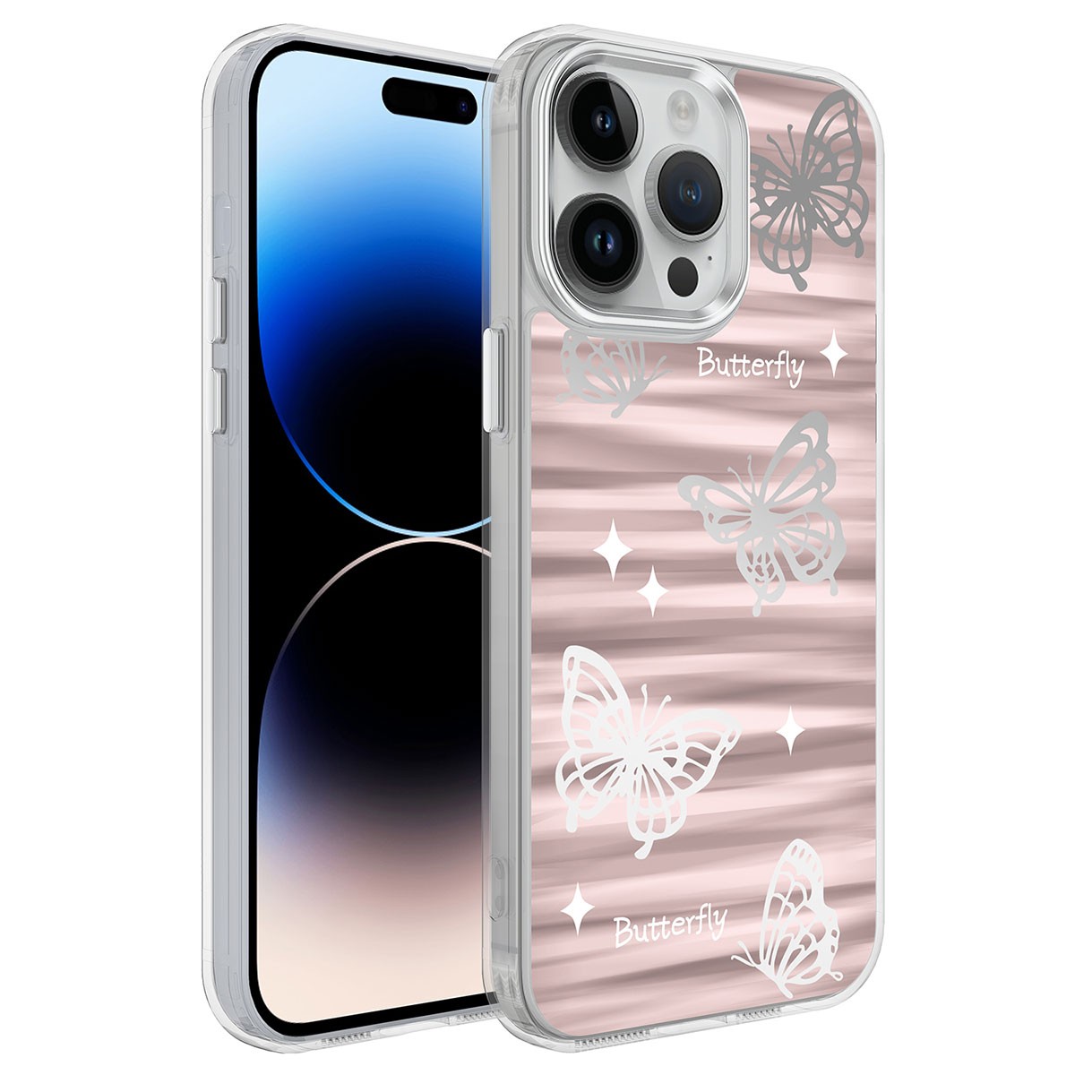 iPhone 14 Pro Max Kılıf Airbagli Parlak Tasarımlı Mimbo
