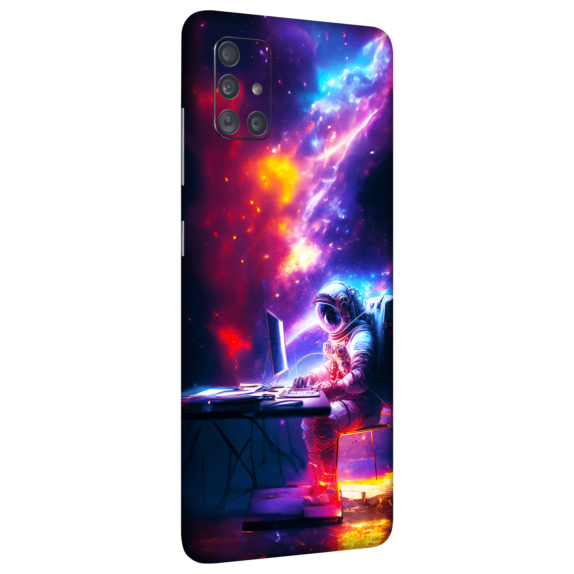 Samsung A71 Kaplama Nebula Astronot