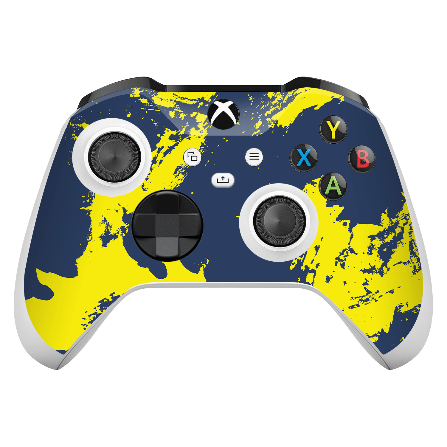 Xbox Series X / S Controller Skin Yellow Navy Blue