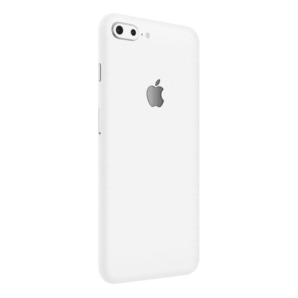 iPhone 8 Plus Kaplama Dokulu Beyaz
