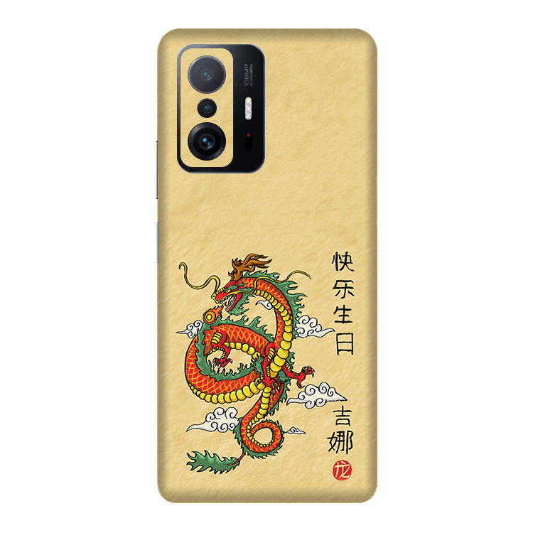 Xiaomi Mi 11T / Mi 11T Pro Kaplama Turuncu Ejder