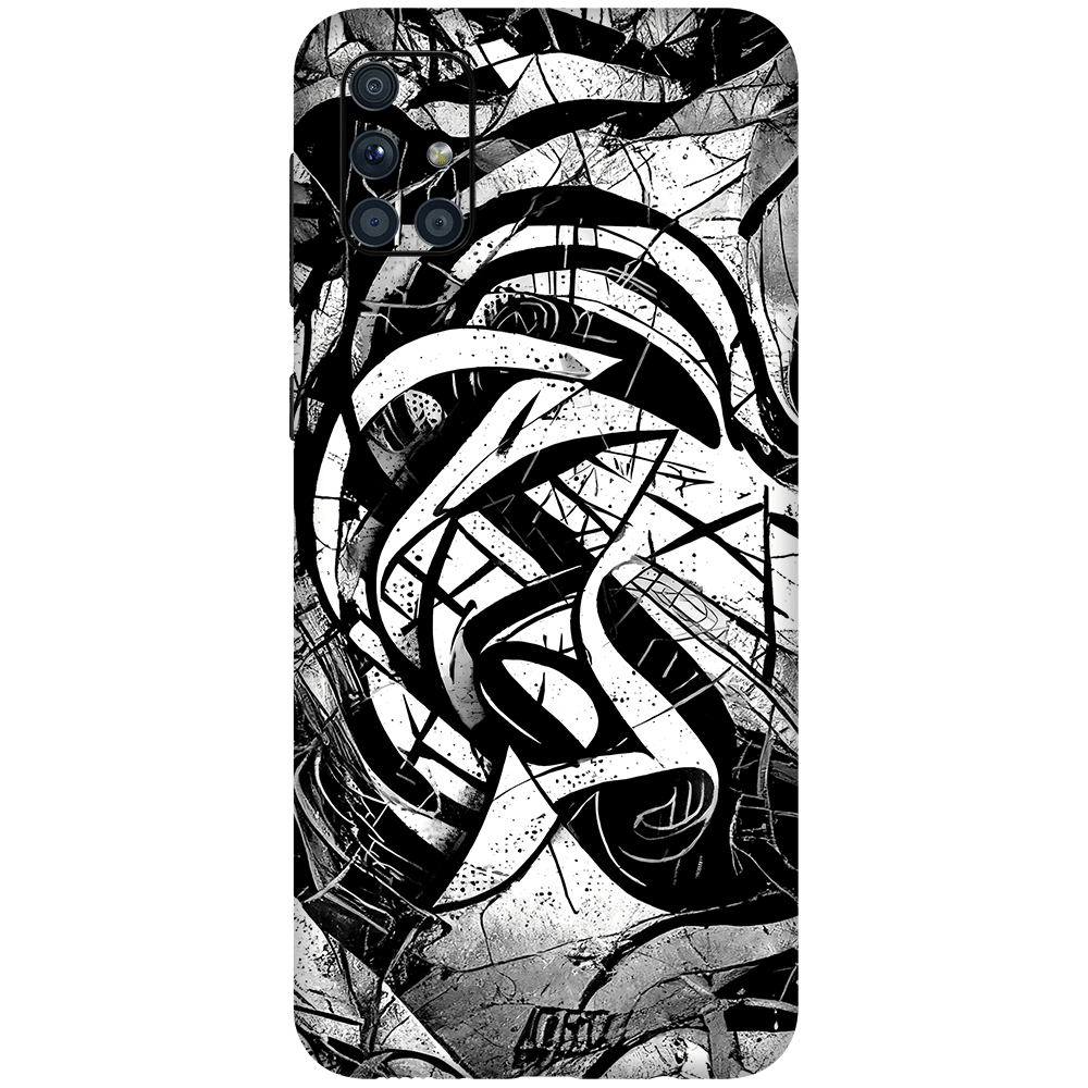 Samsung M51 Kaplama Monochrome Grafiti
