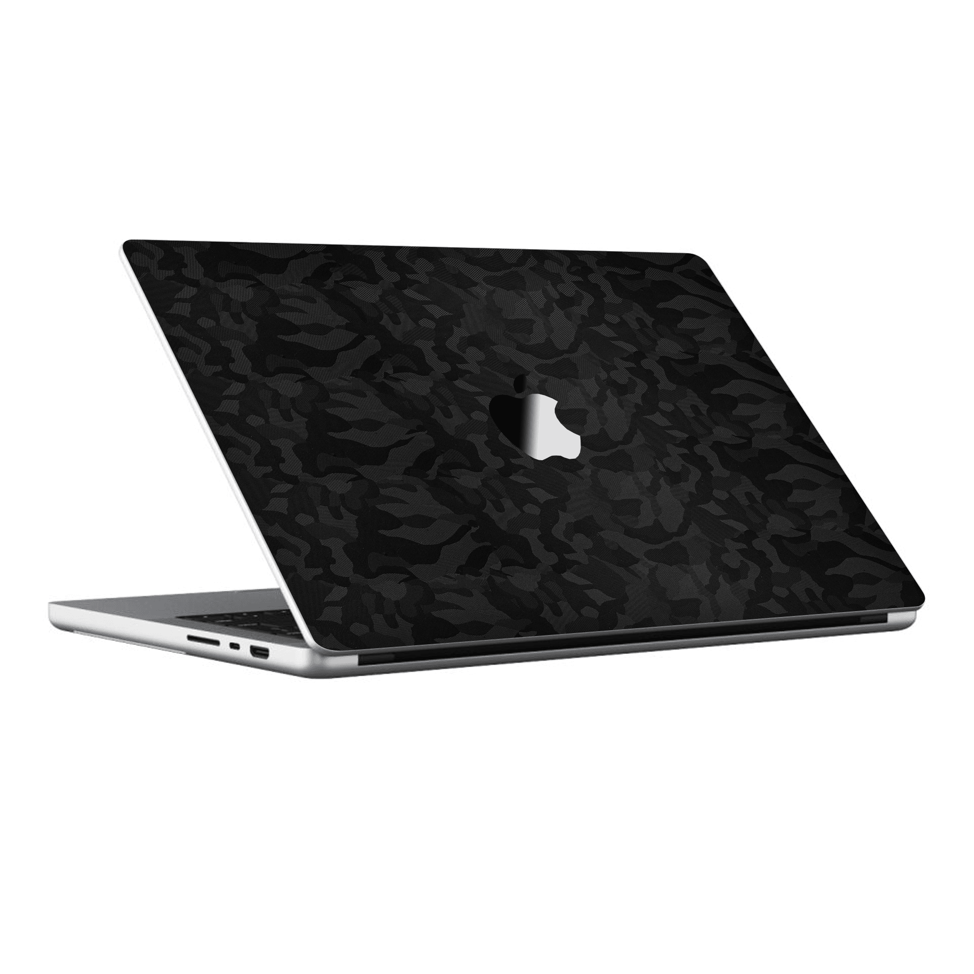 Macbook Pro 14" (2021 M1) Kaplama - Siyah Kamuflaj