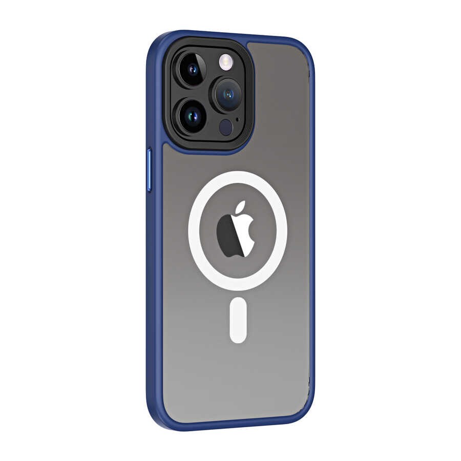 iPhone 13 Pro Max Kılıf Wireless Şarj Özellikli Hibrit M-safe