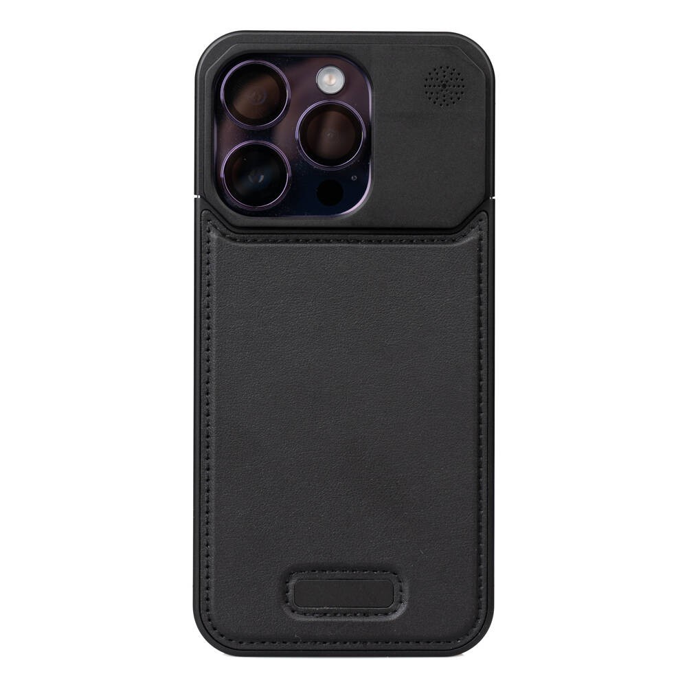 iPhone 15 Pro Kılıf M-safe Şarj Özellikli Mekanizmalı Koku Hazneli Mostar
