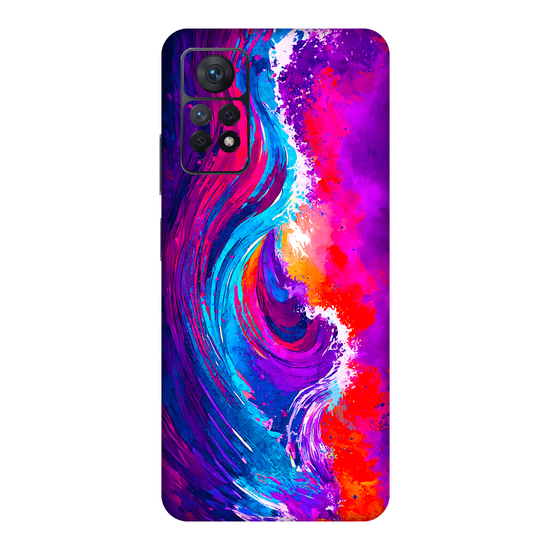 Xiaomi Redmi Note 11 Pro Kaplama Mor Dalgalar