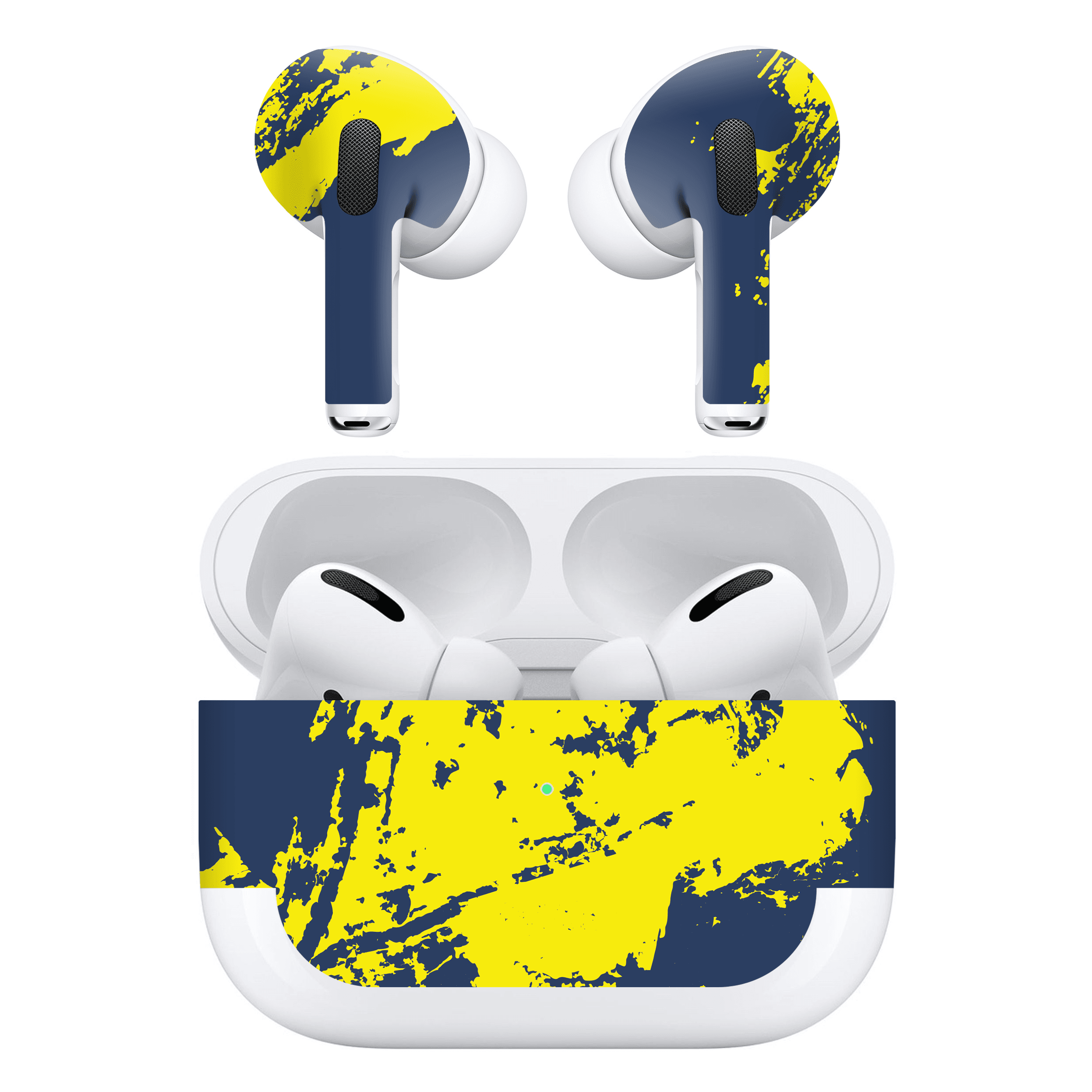 Airpods Pro Skin Yellow Navy Blue