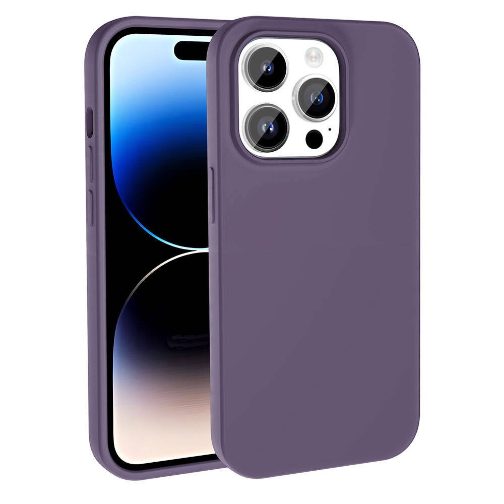 iPhone 14 Pro Max Kılıf M-safe Şarj Özellikli Sıvı Teknolojili Silinebilir Sert Kivi