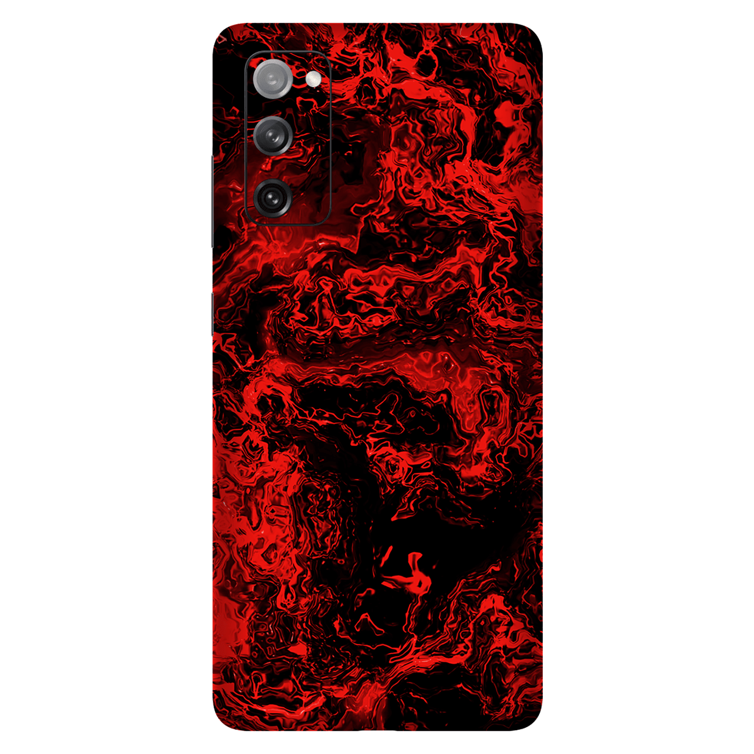 Samsung S20 FE Kaplama Mistik Kırmızı Alev