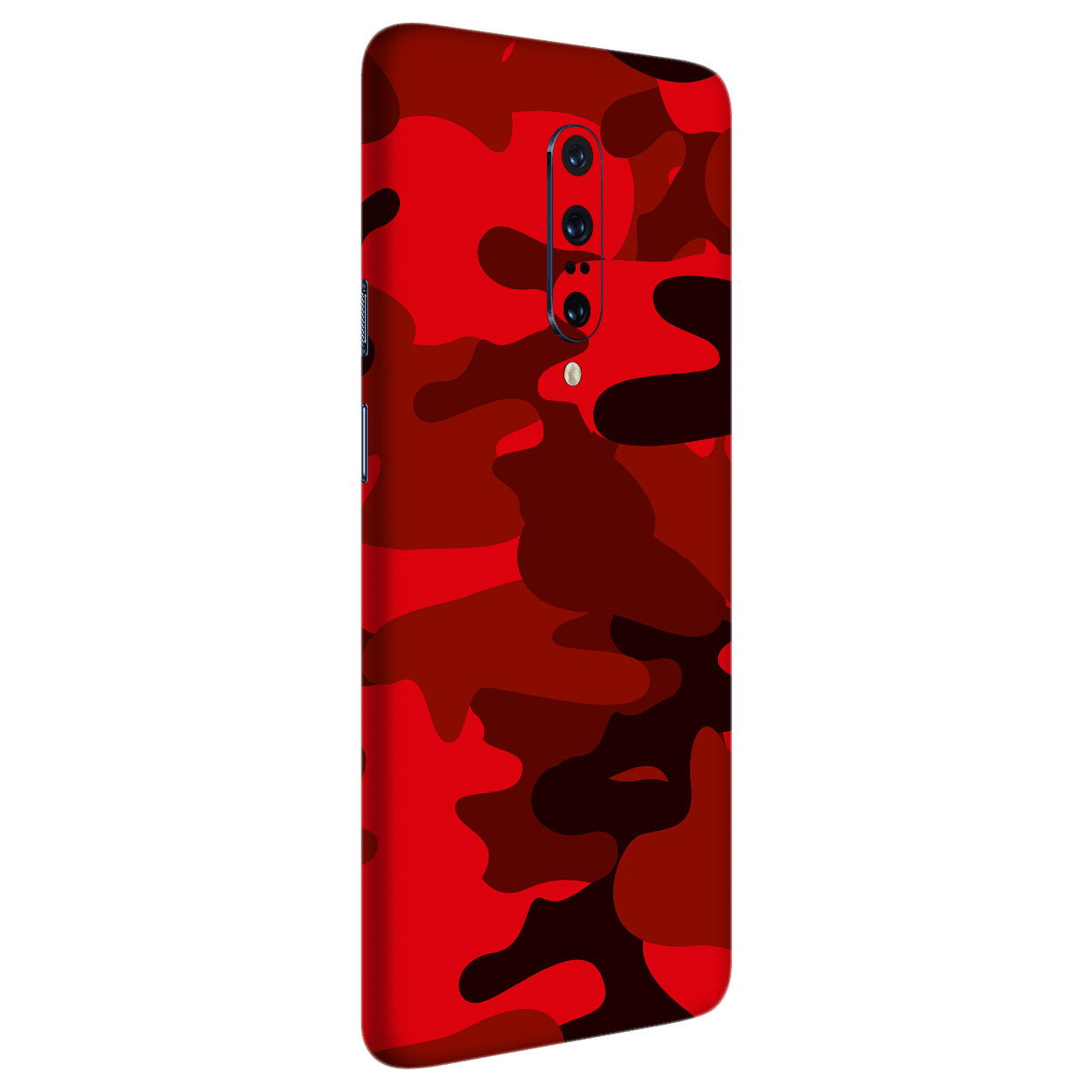 OnePlus 7 Pro Kaplama - Kırmızı Kamuflaj