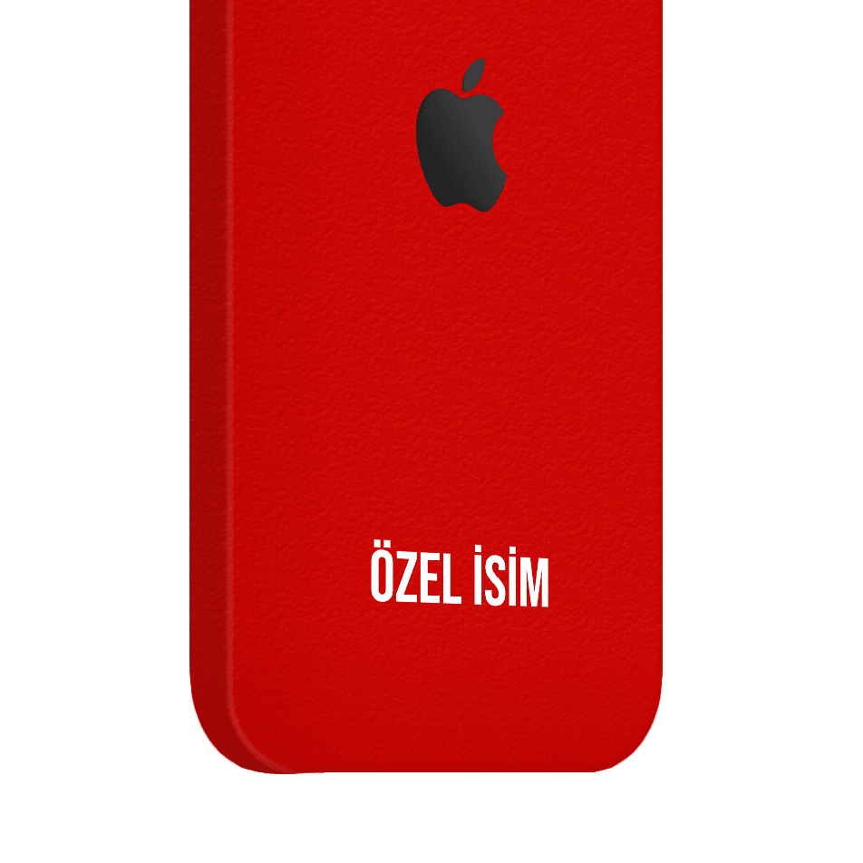 iPhone 12 Kaplama Dokulu Kırmızı