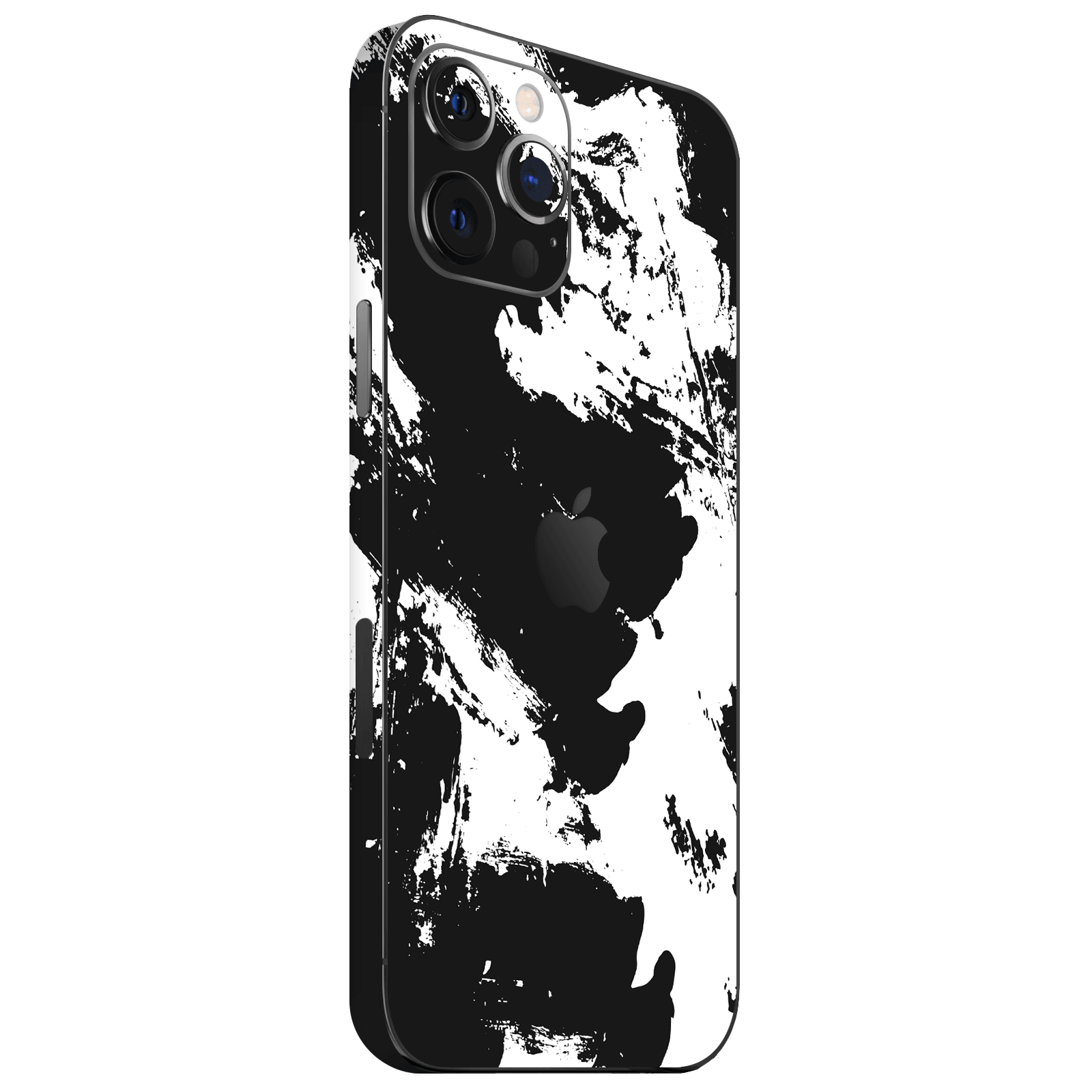 iPhone 12 Pro Kaplama Siyah Beyaz