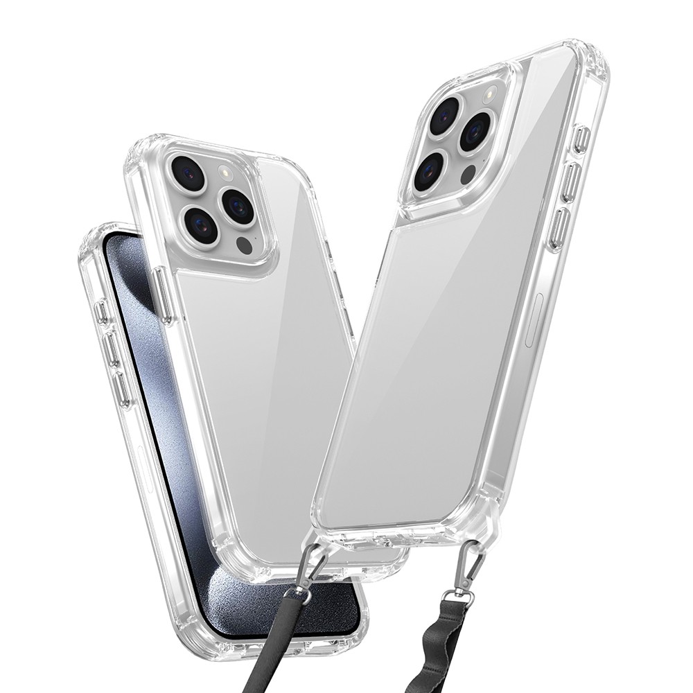 iPhone 15 Pro Kılıf Airbagli Takılabilir Askı Aparatlı Snap Silikon