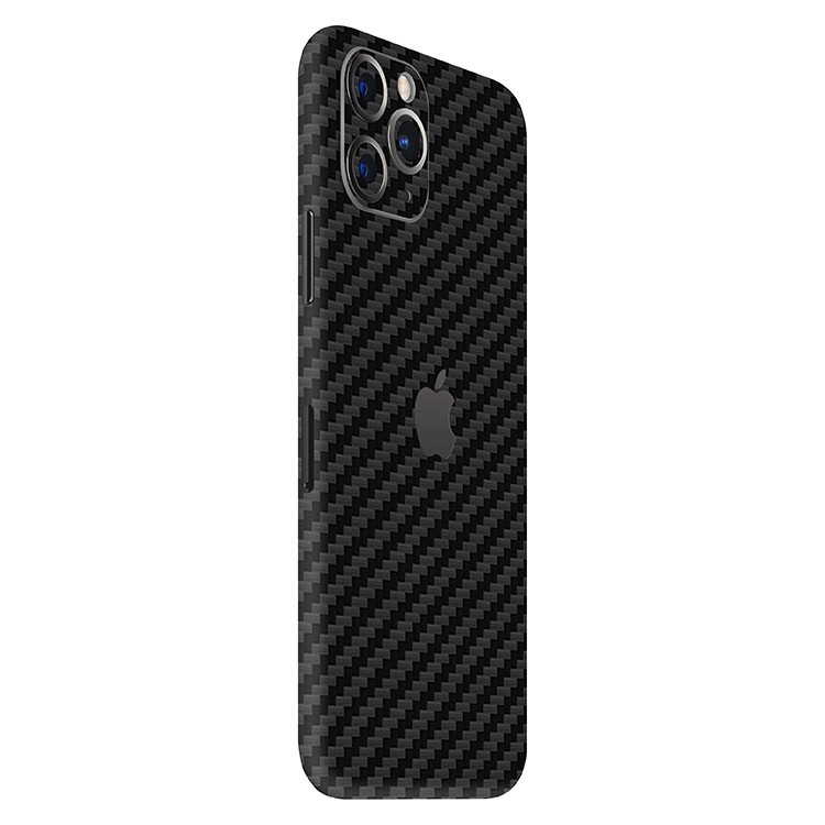 iPhone 11 Pro Kaplama Siyah Karbon Fiber